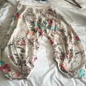 Floral Harem Genie Pants, Bohemian Chic